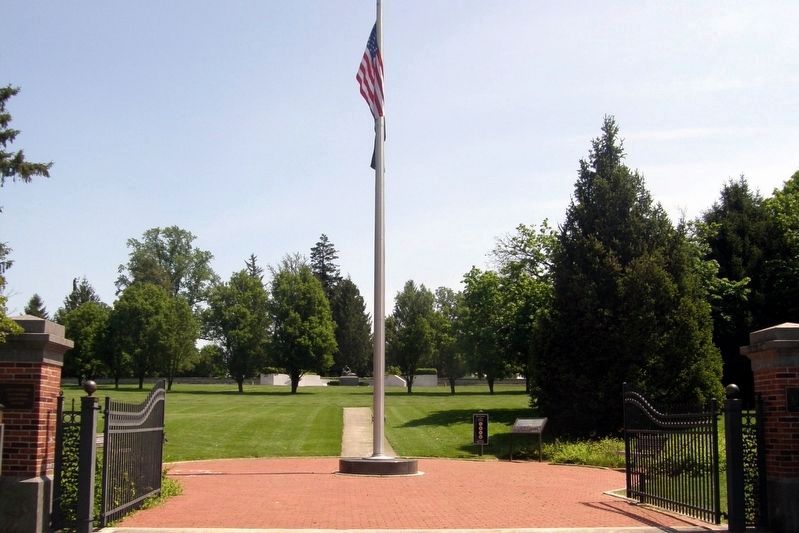 Freemasonry at Gettysburg wayside location image. Click for full size.