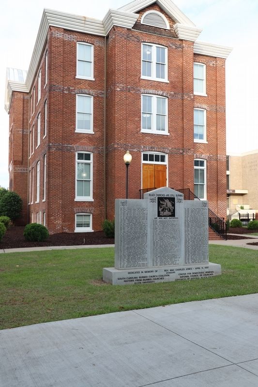 Black Churches are still burning Marker. Click for full size. Black Churches are still burning Marker image. Click for full size.