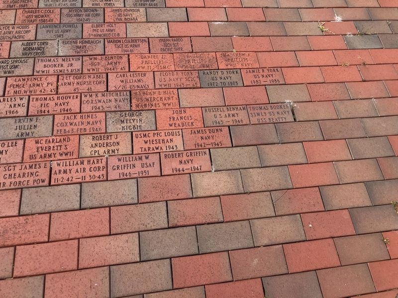 Wayne County World War II Memorial (brick pavers) image. Click for full size.