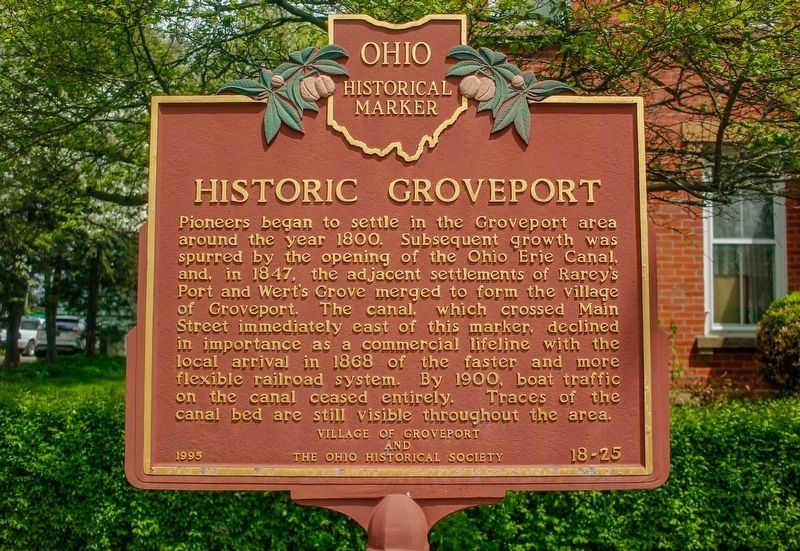 Historic Groveport Marker image. Click for full size.