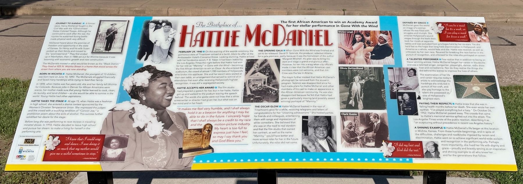 The Birthplace of Hattie McDaniel Marker image. Click for full size.