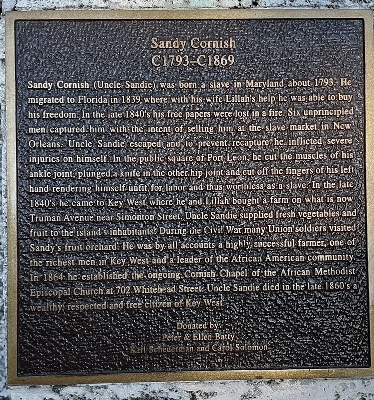 Sandy Cornish Marker image. Click for full size.
