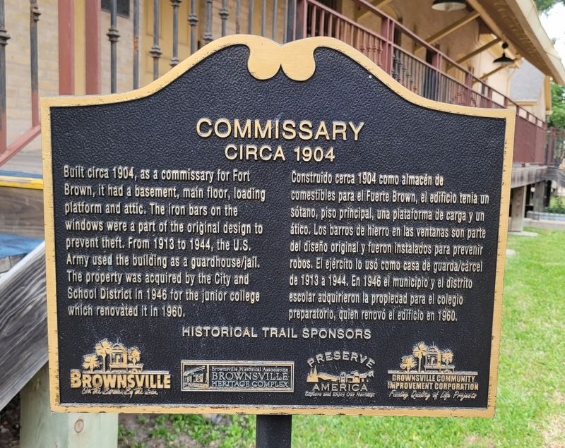 Commissary Marker. Click for full size. Commissary Marker image. Click for full size.
