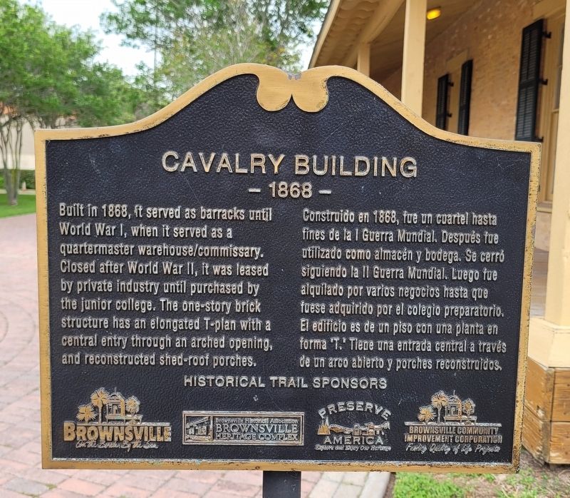 Cavalry Building Marker image. Click for full size.