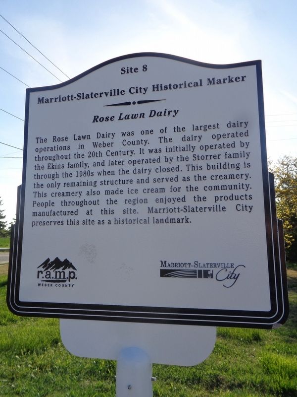 Rose Lawn Dairy Marker image. Click for full size.