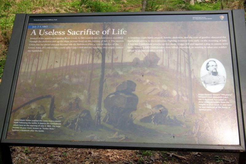 A Useless Sacrifice of Life Marker image. Click for full size.