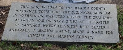Naval Gun Marker image. Click for full size.