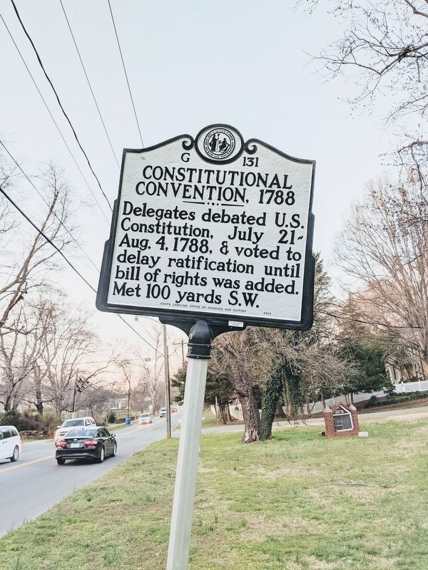 Constitutional Convention Marker image. Click for full size.