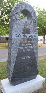 Marion County Iraq and Afghanistan Memorial. Click for full size. Marion County Iraq and Afghanistan Memorial image. Click for full size.