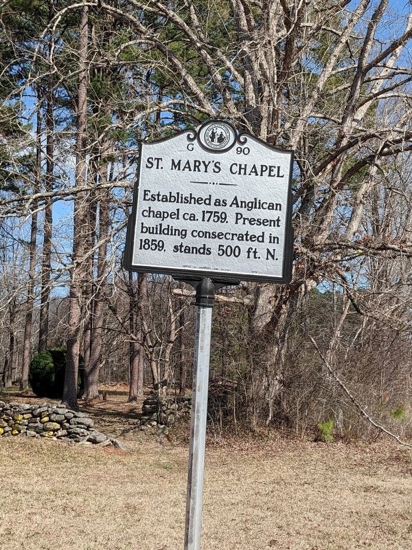 St. Mary's Chapel Marker image. Click for full size.