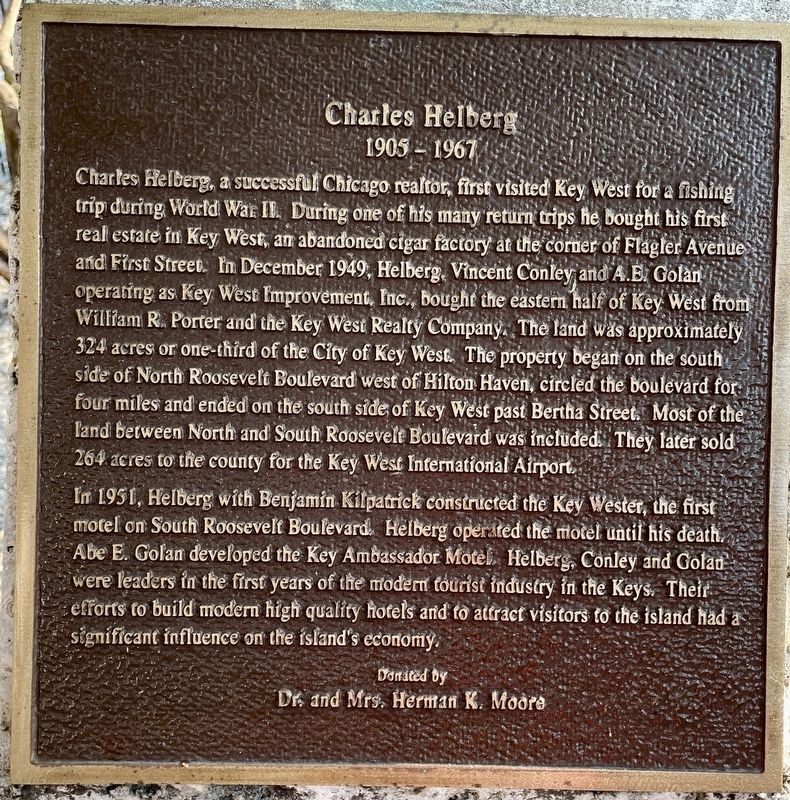 Charles Helberg Marker image. Click for full size.
