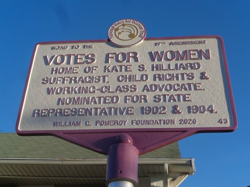 Votes for Women Marker. Click for full size. Votes for Women Marker image. Click for full size.