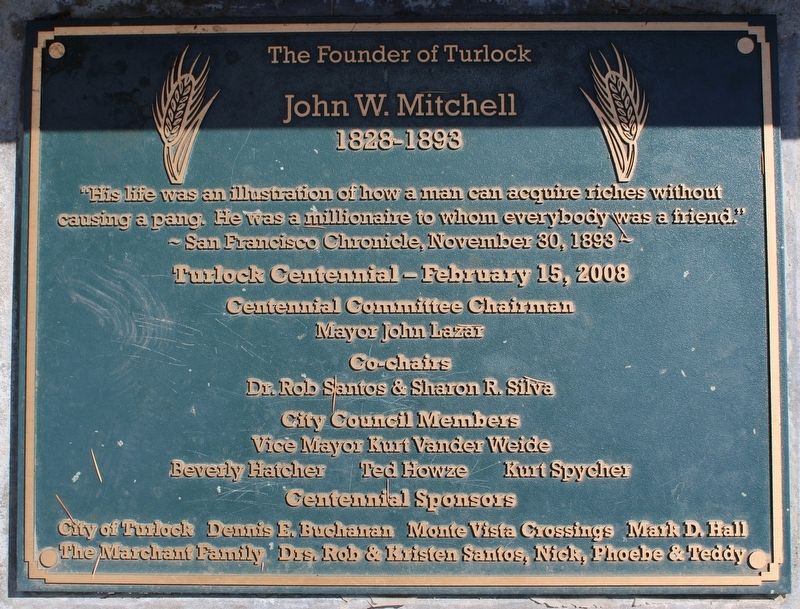 John W. Mitchell Marker image. Click for full size.