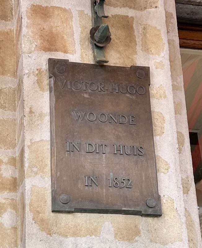 Victor Hugo Marker - Dutch panel. Click for full size. Victor Hugo Marker - Dutch panel image. Click for full size.