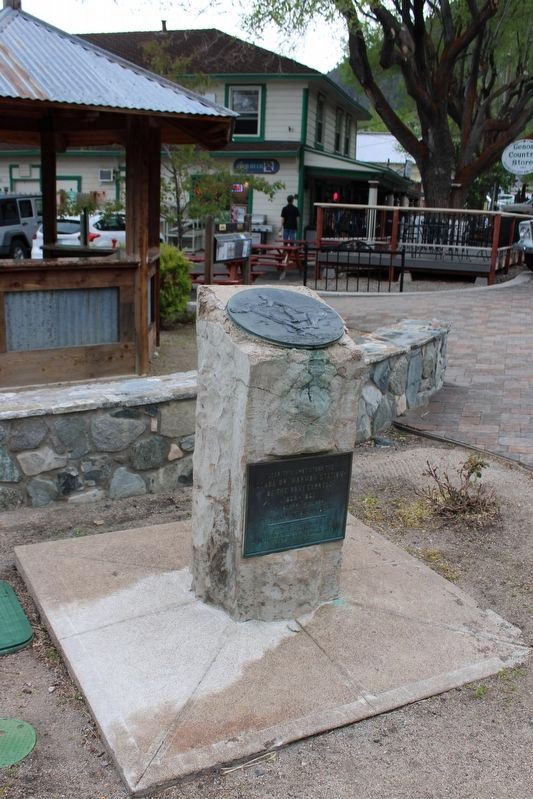 Genoa or �Mormon Station� of the Pony Express Marker image. Click for full size.