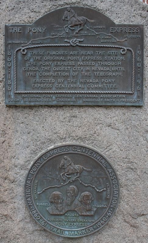 The Pony Express Markers. Click for full size. The Pony Express Markers image. Click for full size.
