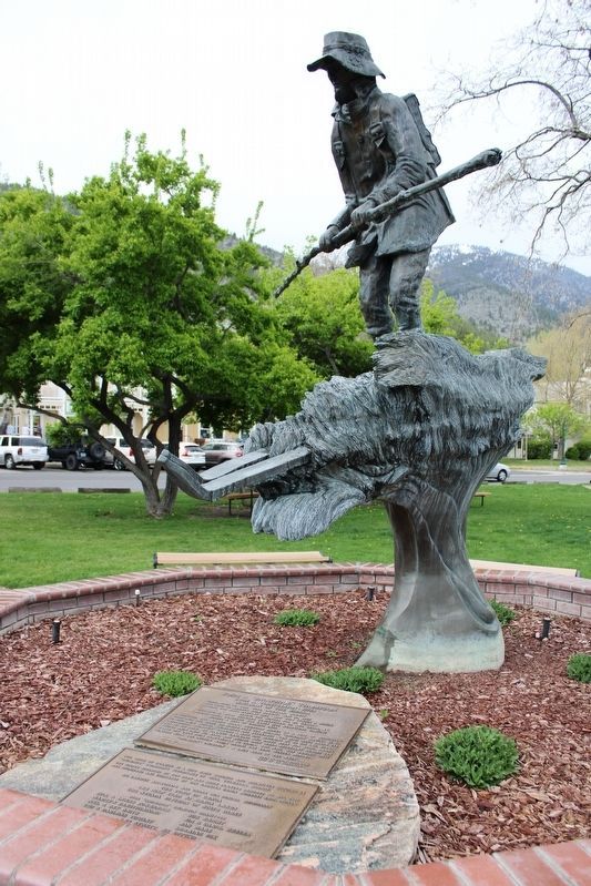 John A. “Snowshoe” Thompson Statue & Markers. Click for full size. John A. “Snowshoe” Thompson Statue & Markers image. Click for full size.