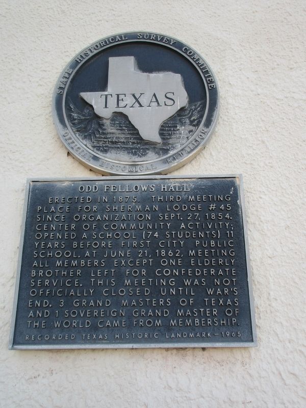 Odd Fellows Hall Marker image. Click for full size.