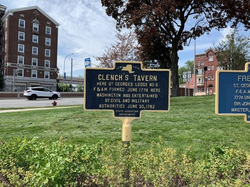Clench's Tavern Marker image. Click for full size.