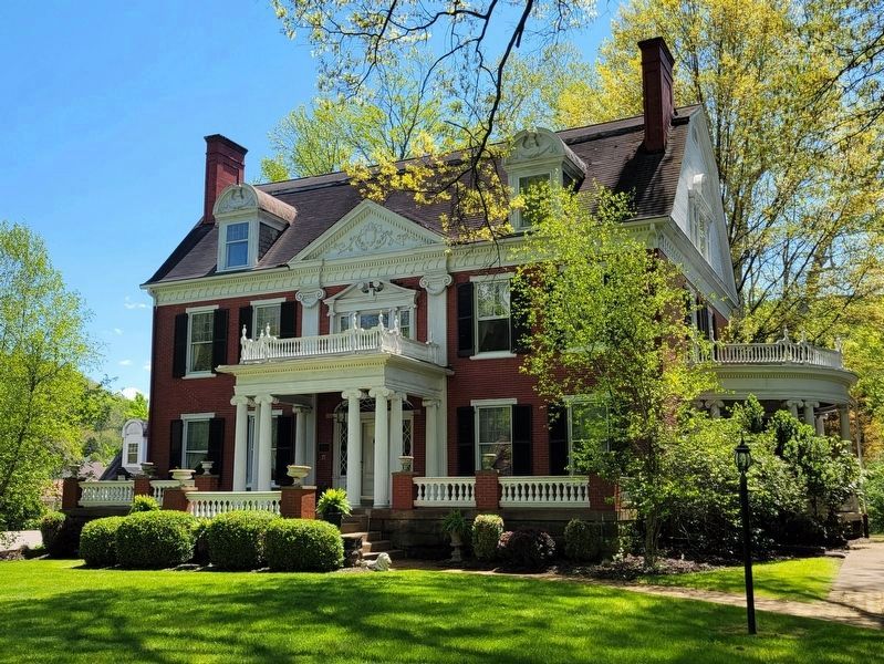 William Miles Tiernan House and Marker. Click for full size. William Miles Tiernan House and Marker image. Click for full size.