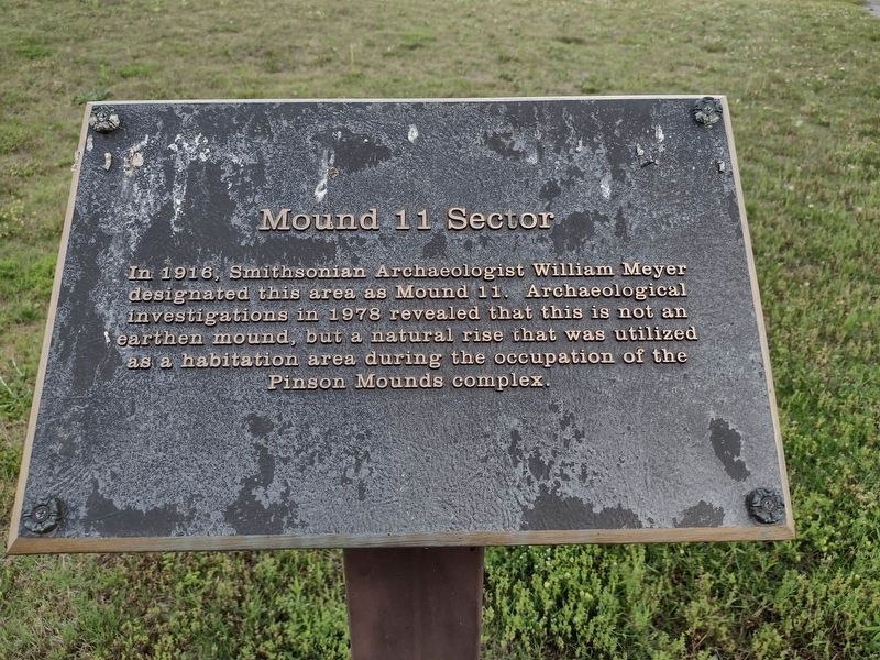 Mound 11 Sector Marker. Click for full size. Mound 11 Sector Marker image. Click for full size.