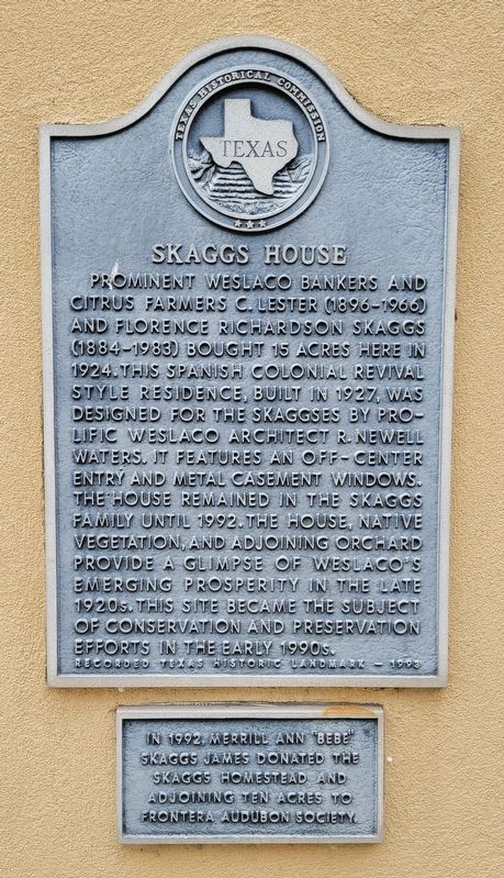 Skaggs House Marker image. Click for full size.