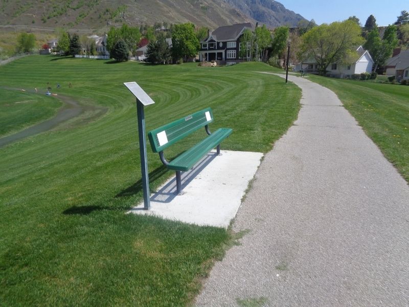 Carp Not Native to Utah Lake; Introduced in 1882 Marker image. Click for full size.