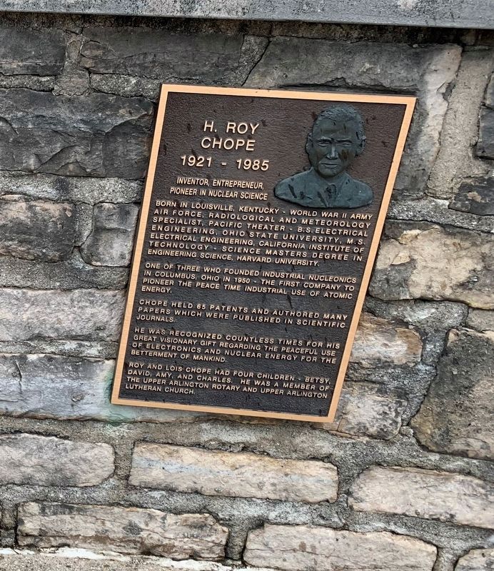 H. Roy Chope Marker image. Click for full size.