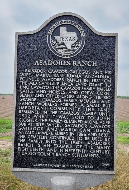 Asadores Ranch Marker image. Click for full size.
