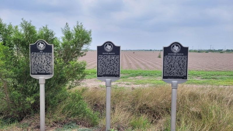 The Asadores Ranch Marker is the right side marker of the three markers image. Click for full size.