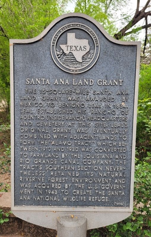 Santa Ana Land Grant Marker image. Click for full size.