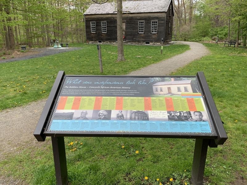 The Robbins House and Marker image. Click for full size.