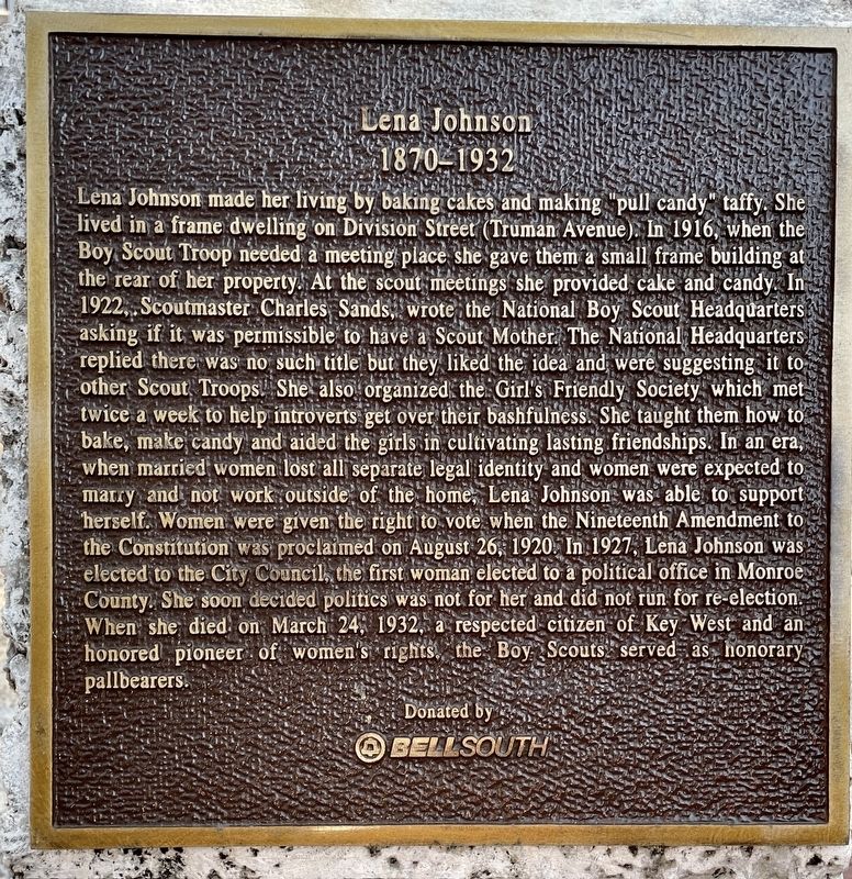 Lena Johnson Marker image. Click for full size.