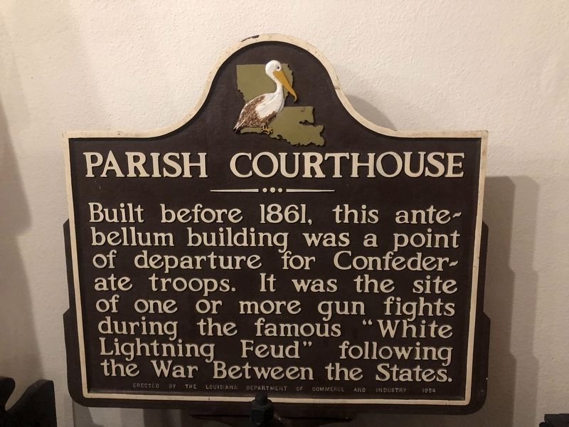 Parish Courthouse Marker image. Click for full size.