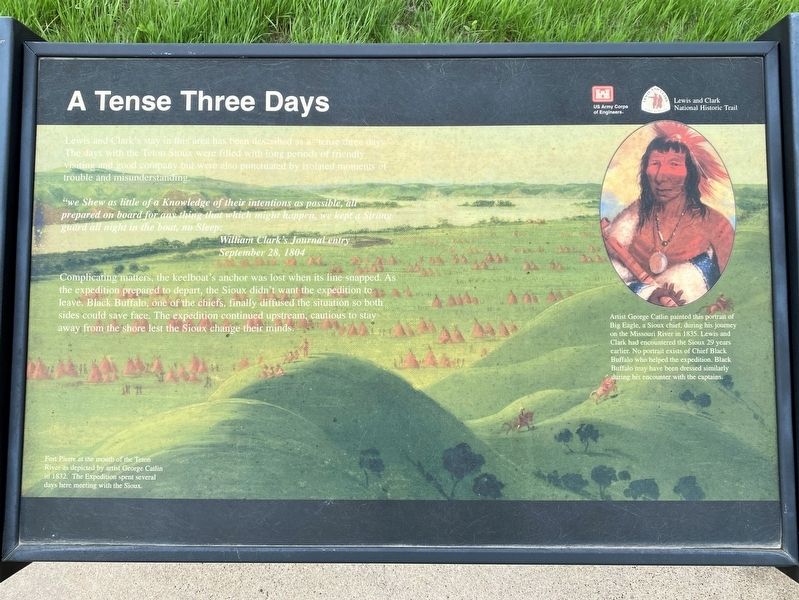 A Tense Three Days Marker. Click for full size. A Tense Three Days Marker image. Click for full size.