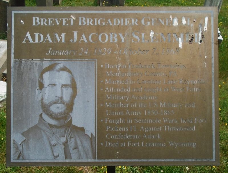 Adam Jacoby Slemmer Marker image. Click for full size.