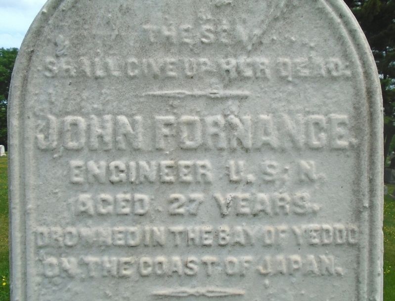 John Fornance Marker Detail. Click for full size. John Fornance Marker Detail image. Click for full size.
