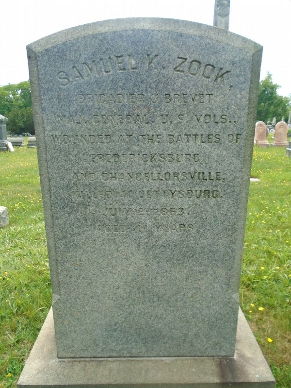 Samuel Kosciuszko Zook Grave Monument image. Click for full size.