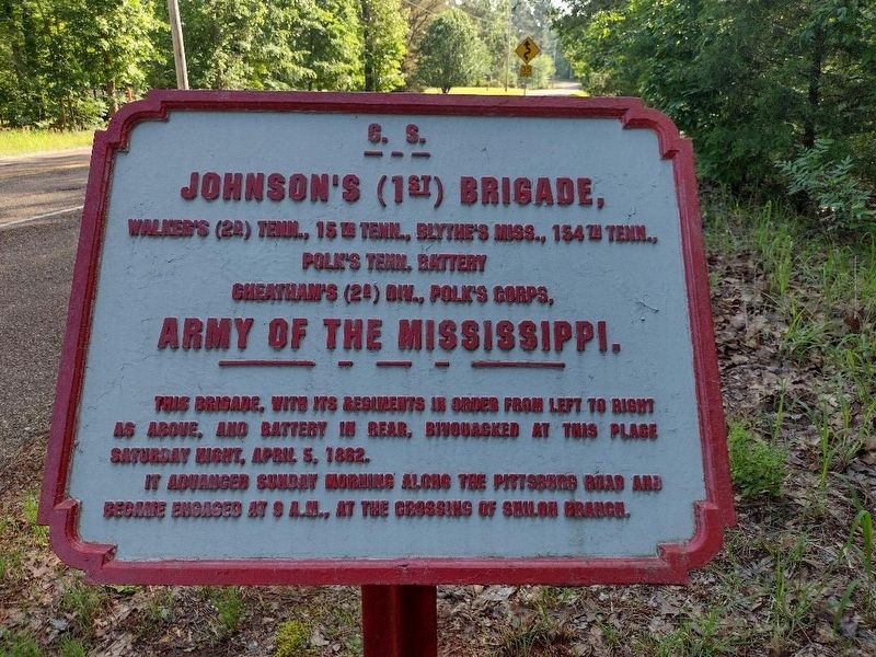 CS - Johnson's 1st Brigade Marker image. Click for full size.
