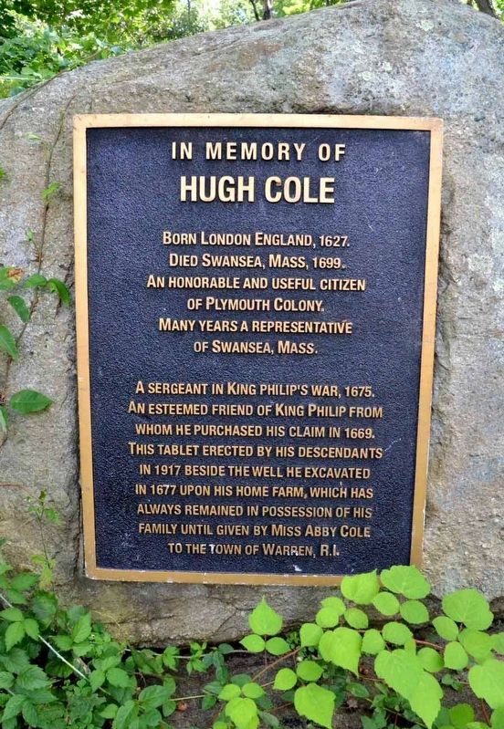 In Memory of Hugh Cole Marker image. Click for full size.
