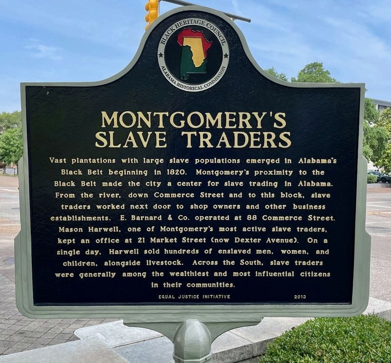 Montgomery's Slave Traders Marker image. Click for full size.