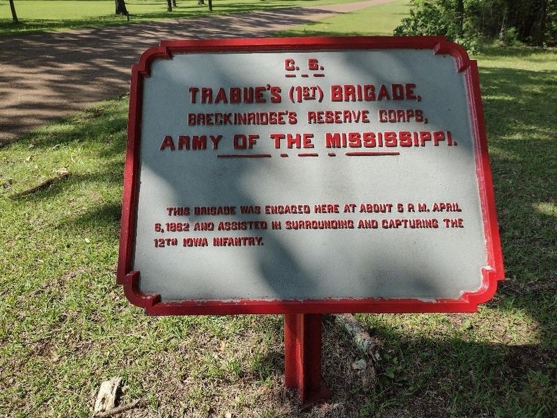 Trabue's 1st Brigade Marker image. Click for full size.