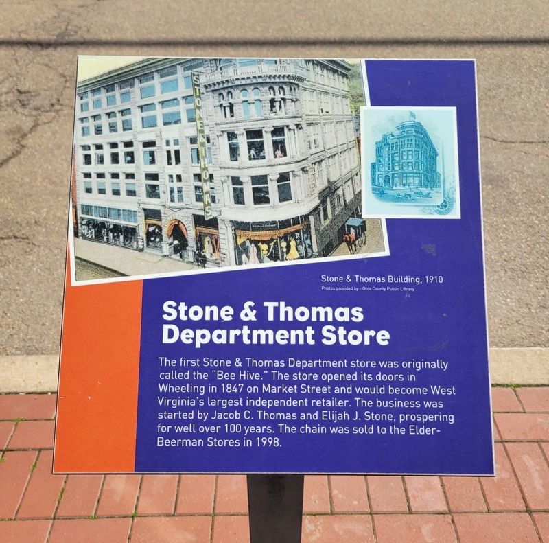 Stone & Thomas Department Store Marker image. Click for full size.