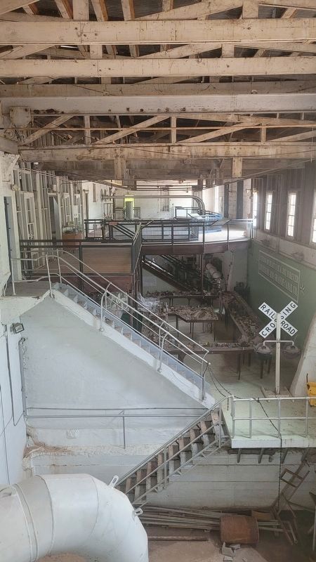 Inside view the Hidalgo Irrigation Pump Plant image. Click for full size.