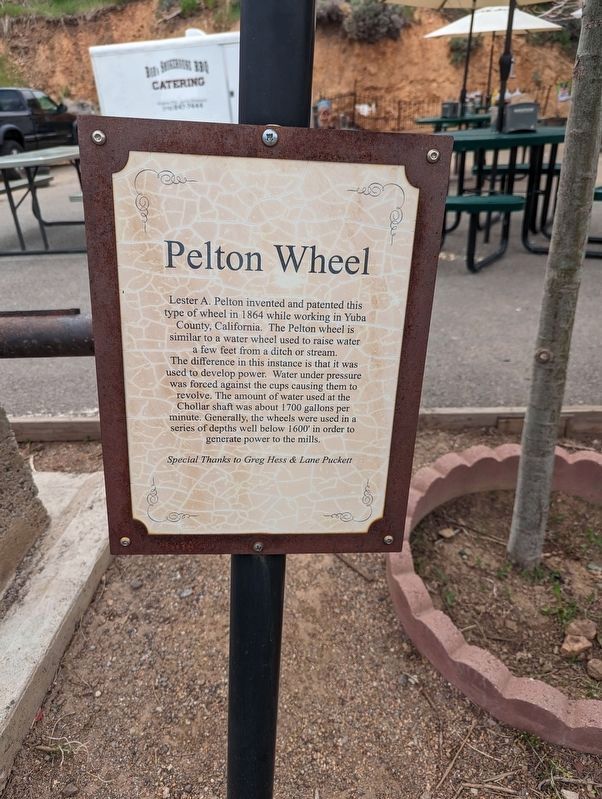 Pelton Wheel Marker image. Click for full size.