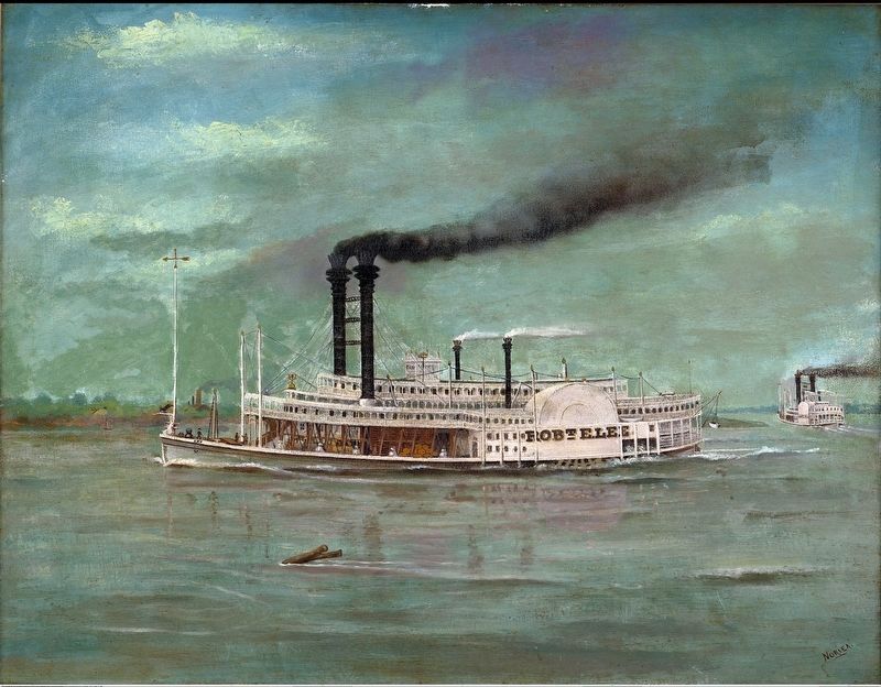 Steamboat Robert E. Lee, by August Norieri image. Click for full size.