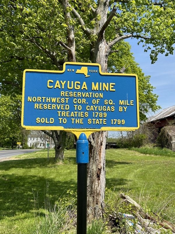 Cayuga Mine Marker image. Click for full size.