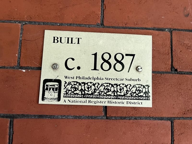 Built c. 1887 Marker image. Click for full size.