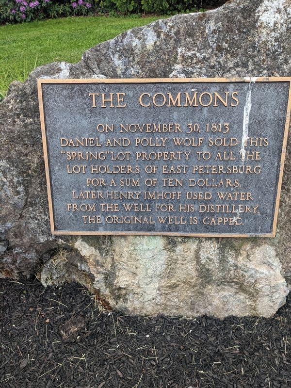 The Commons Marker. Click for full size. The Commons Marker image. Click for full size.