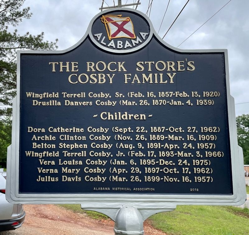 The Rock Store's Cosby Family Marker image. Click for full size.